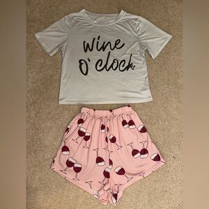 Wine O'Clock Pajama Set